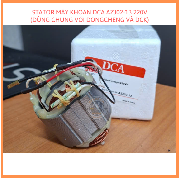 Stator máy khoan điện DCA AZJ02-13 220V