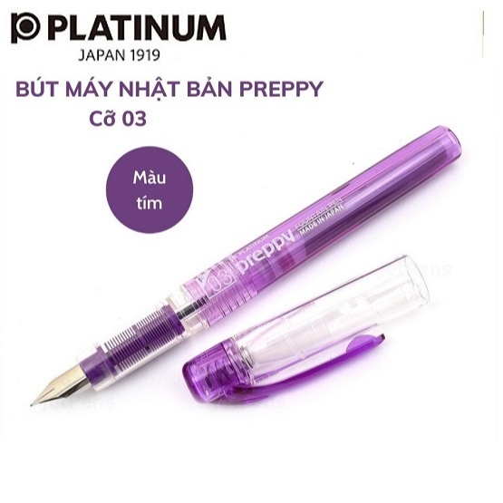 [Hàng chính hãng] Bút máy Nhật Platinum Preppy 03 / Combo 5 Chiếc / Combo 5 Ống Mực