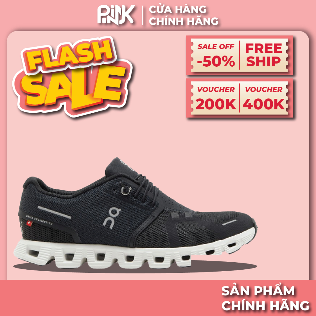| PINK - CHÍNH HÃNG | Giày On Running CLOUD 5 MEN'S RUNNING SHOES