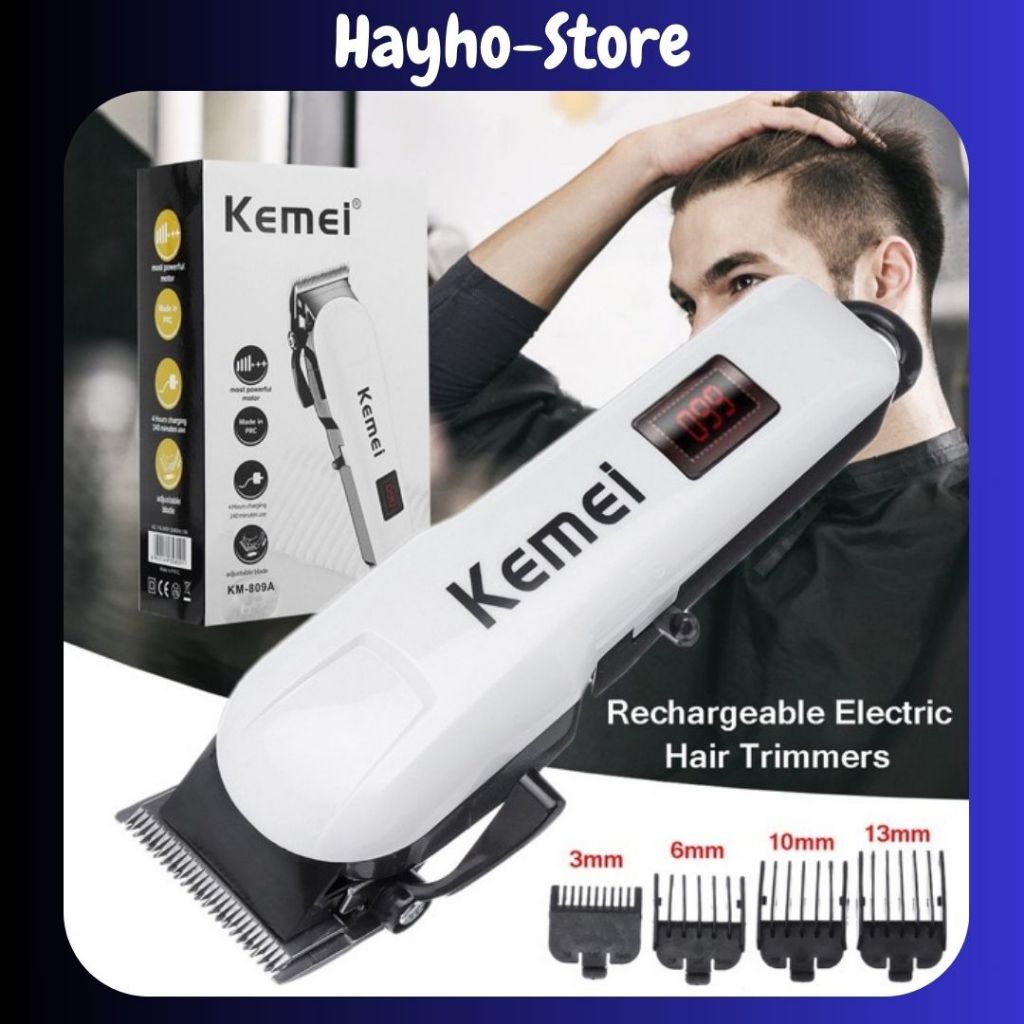 Tông đơ cắt tóc chuyên nghiệp không dây KM- 809A