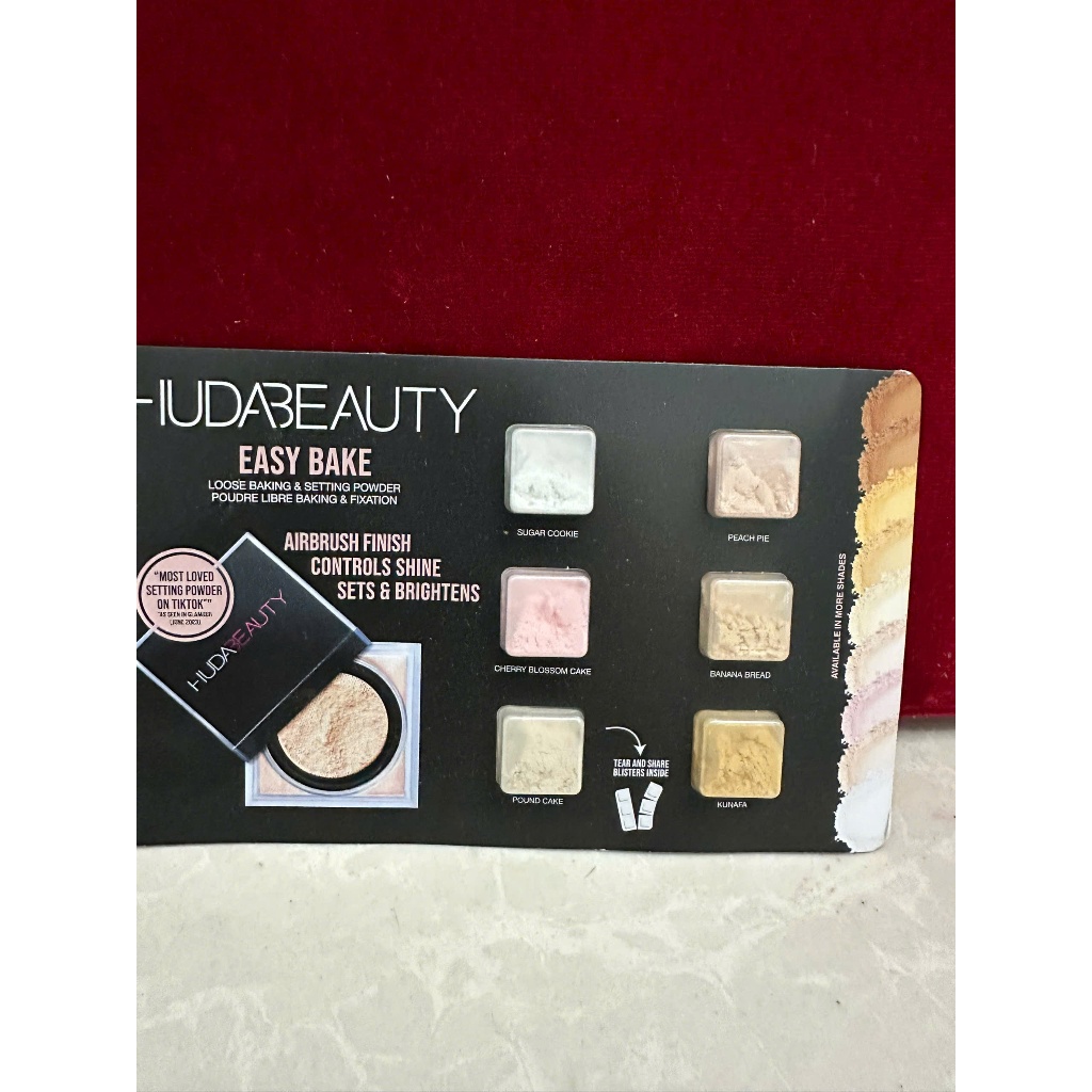 vỉ 6 ô phấn phủ huda beauty phấn phủ dạng bột Huda Beauty Easy Bake Loose Baking & Setting Powder