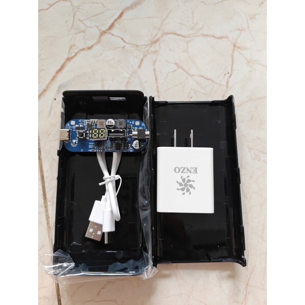 Combo Mạch + Vỏ + Sạc Pin Áo Điều Hòa 12V - Type C 5V