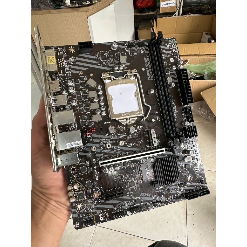 Main - Bo mạch chủ H410 B460 H510 B560 H570 socket 1200 hỗ trợ CPU Intel thế hệ 10 11, Ram DDR4 hàng