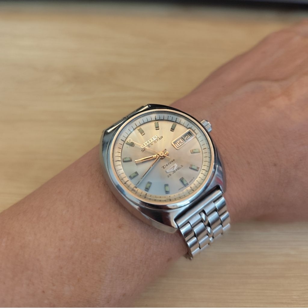 Đồng hồ nam Citizen, cơ automatic, size 38.