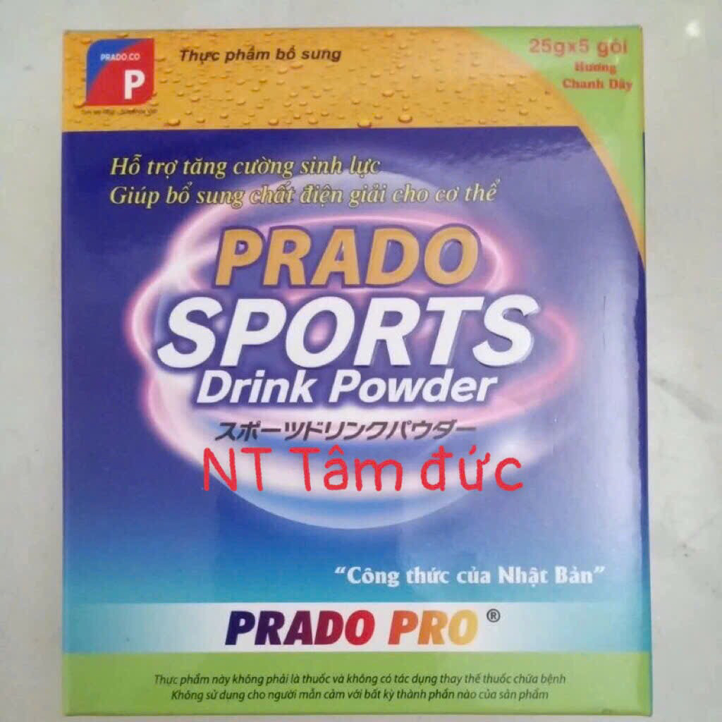 Prado sport bột bù nước và điện giải hộp 5 gói