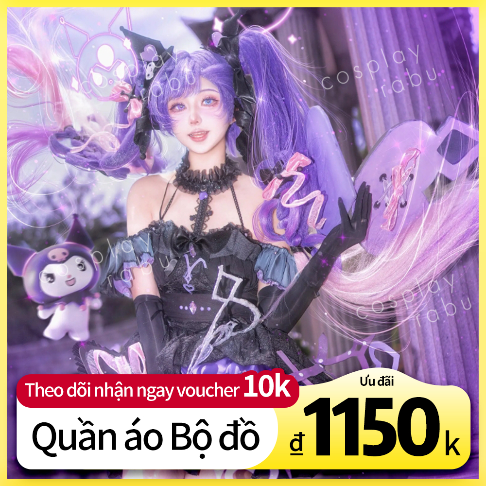 Natalya Kuromi Cosplay AOV Trang Phục Game Anime Full Set Kèm Tóc Giả Nữ Đẹp