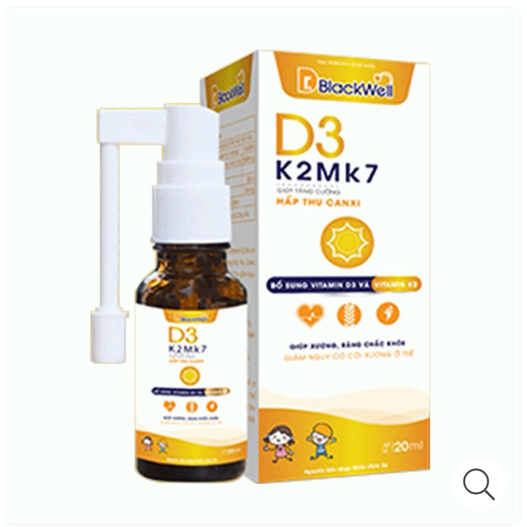 Xịt bổ sung Vitamin D3 Blackwell D3 K2NMK7 Lọ 20ml