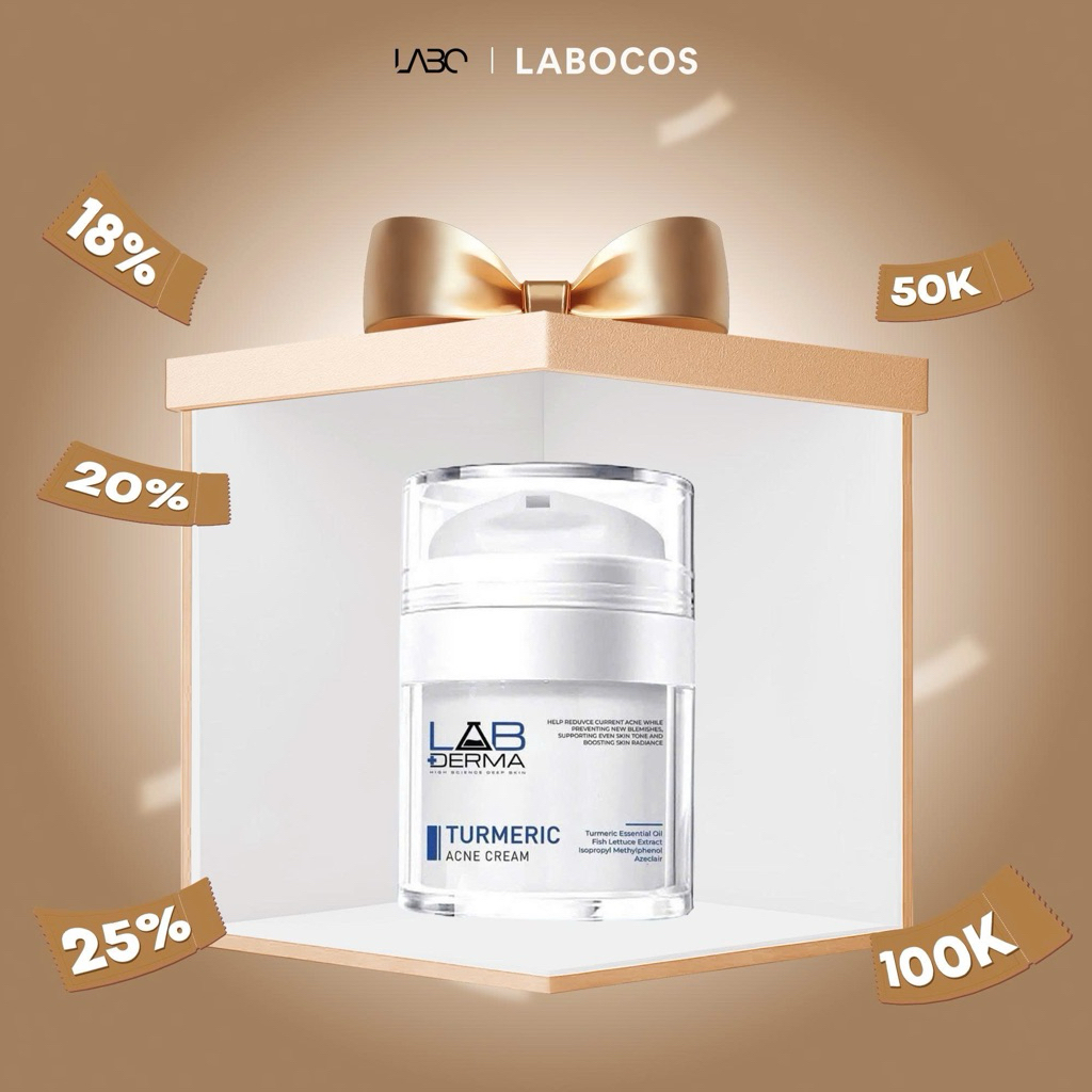D08_LAB DERMA Tumeric Acne Cream 30g (Kem Mụn chiết xuất nghệ 30g)