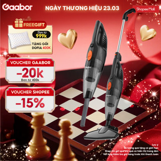 Gaabor Máy hút bụi cầm tay có dây GVCW-M15AS 650W lực hút 16000PA lọc 3 lớp chống ồn siêu êm dây dài 4.5m