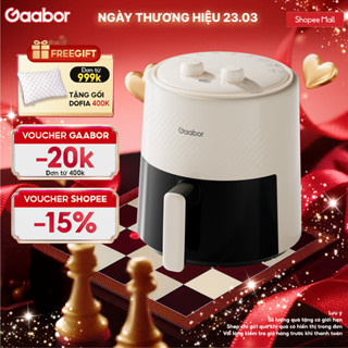 Nồi chiên không dầu 4L Gaabor AF40M-WH01A / AF-40M01A 1300W chống dính khí nóng đối lưu dễ sử dụng một núm xoay