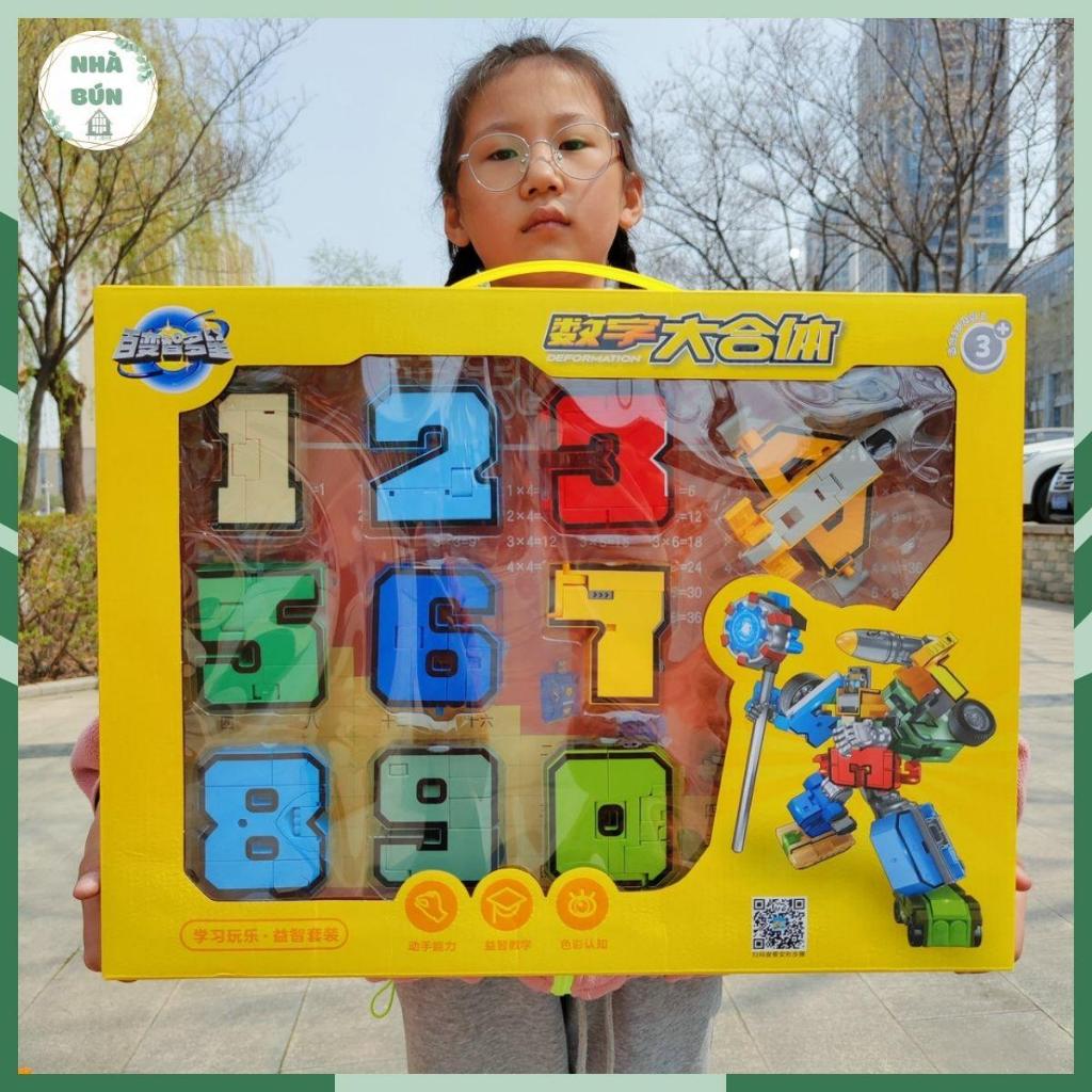 Đồ Chơi Bộ Lắp Ráp Số Thành Robot Cực Xin Dành Cho Bé A58