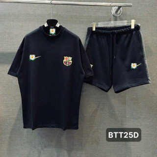 Bộ Cộc Cổ Tròn Nam Mùa Hè CLB Bác Xa Chất Cotton Cao Cấp - Set Bộ Cộc Hè Nam Nữ CLB Bác Xa Đủ Màu