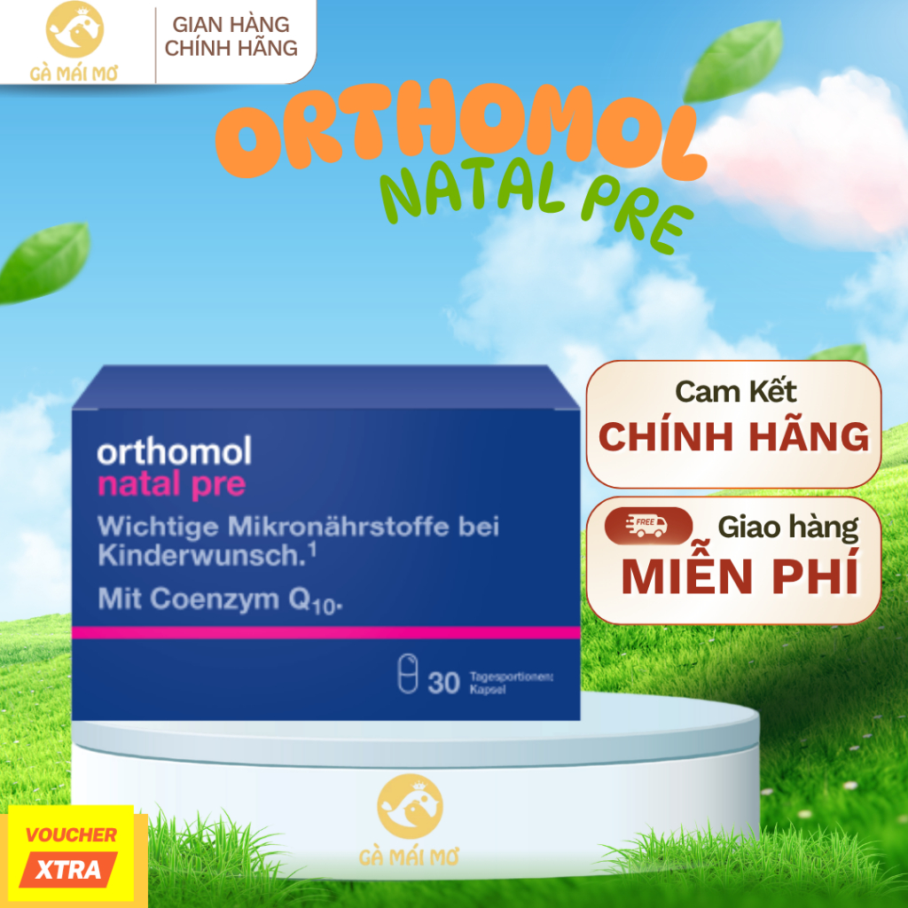 Vitamin Mẹ Bầu Orthomol Natal Cung Cấp Đầy Đủ Vitamin Cho Mẹ Bầu - Viên Uống Bổ Sung Vitamin Cho Bà 