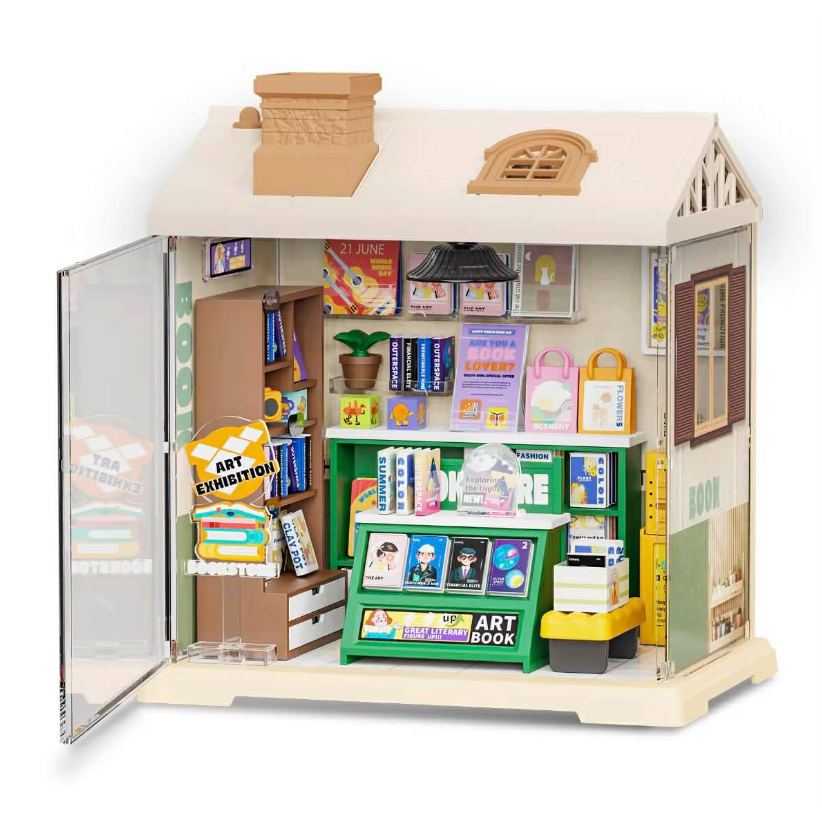 DIY Book Store  - Mô Hình Lắp Ráp 3D