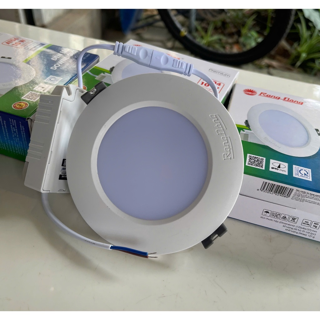 Đèn led âm trần Rạng Đông 10W, 12W, mã at04 rạng đông