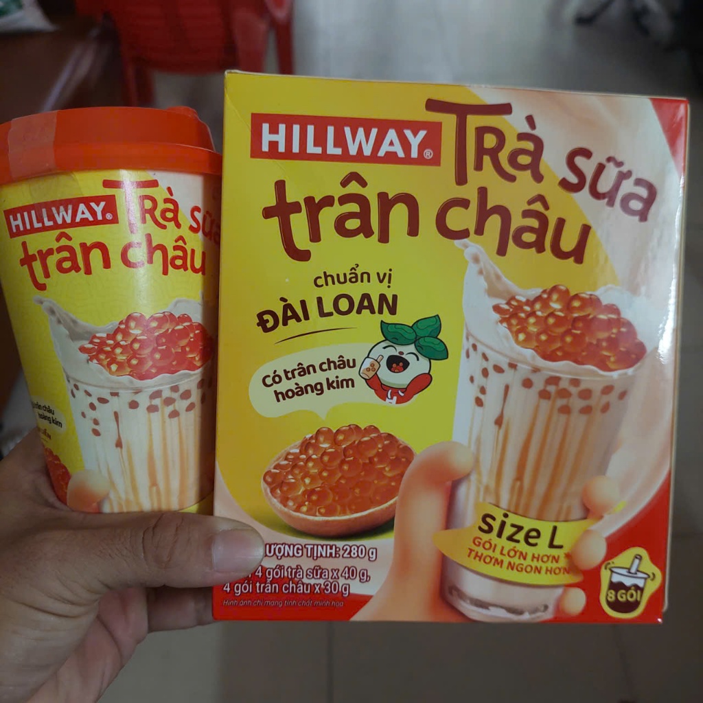 Combo 1 Hộp trà sữa hillway tặng 1 ly trà sữa hillway