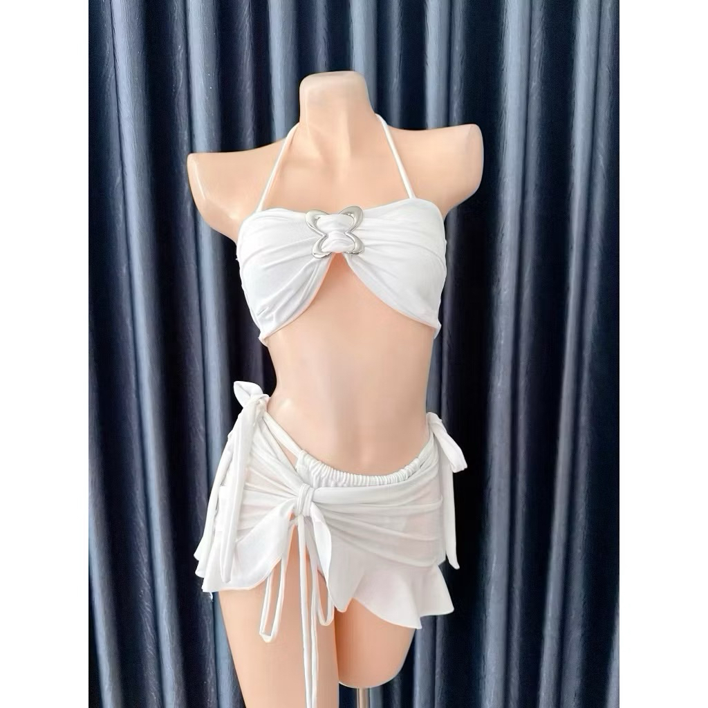 Bikini 2 Mảnh Cúp Mix Khoen Buớm Dễ Thương Quyến Rũ Đi Biển 2M101-B (Ảnh Thật, 4 Màu) | BigBuy360 - bigbuy360.vn