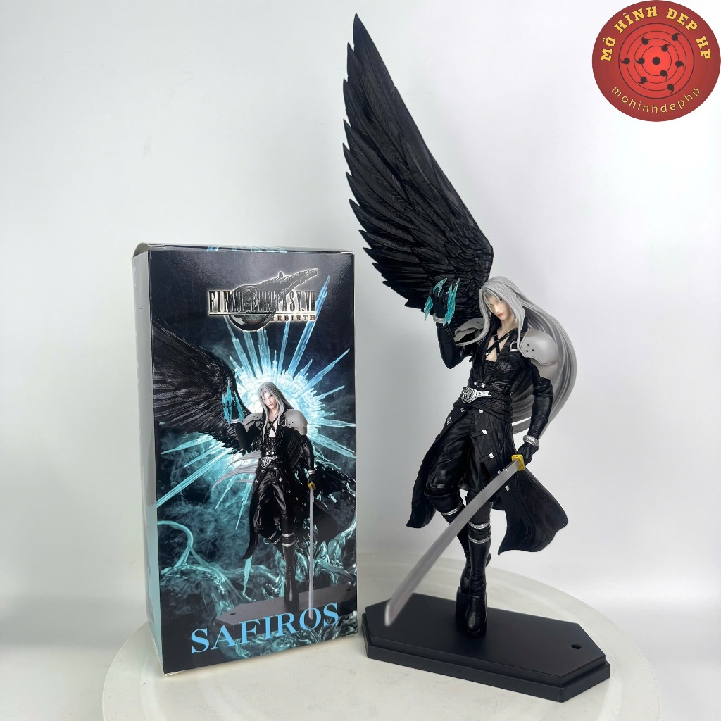 Mô hình final fantasy 7 Sephiroth cánh đen cao 43cm