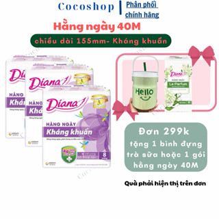 Băng Vệ Sinh Diana hằng ngày kháng khuẩn 40 Miếng