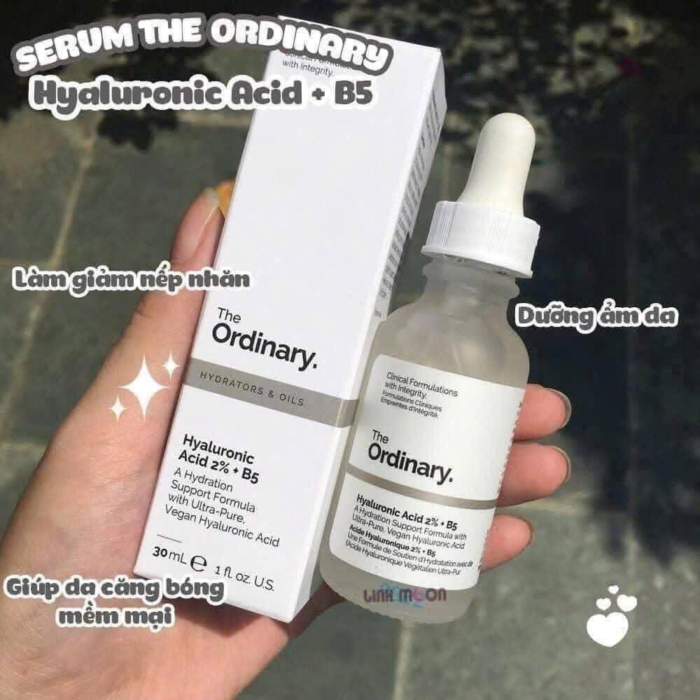 (Hàng canada) Serum The Ordinary HA + b5 và Niacinamide 10% + Zin 1%