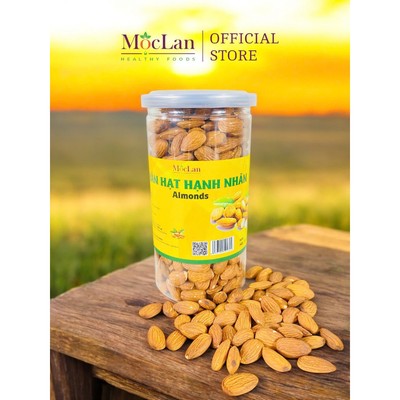 Hạnh Nhân Mỹ Tách Vỏ Nhập Khẩu MộcLan 250g; 500g - Giàu Đạm, Vitamin, Dùng Ăn Kiêng, Mẹ Bầu