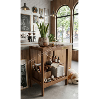 Combo 2 Kệ Gỗ Lắp Ráp 2 Tầng Kệ Để Giày Dép Kệ Decor Nhỏ Gọn Tiện Dụng