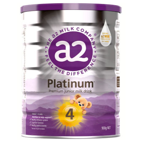 Sữa A2 Platinum Số 4 Lon 900gr Giành cho Bé Từ 3 Tuổi