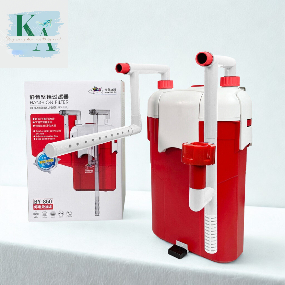 🌿 Lọc Treo Baoyu BY-650 / BY-850 / BY-1200.🎁 Tặng 200g đá lông vũ hoặc bio trắng (ngẫu nhiên)💧