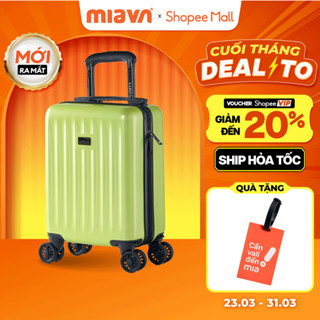 Vali Kéo Mini MIAvn Larita LANCA - Size 16 Inch, Nhựa ABS Cứng Cáp, Bánh Xe Đôi Tháo Rời, Khoá Kéo