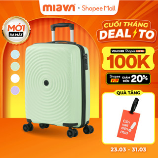 [💥RẺ VÔ ĐỊCH] Vali Kéo MIAvn Larita ZeroX Size 20/24 Inch - Nhựa PP Siêu Bền, Hạn Chế Bể Vỡ, Khoá Số, Bánh Xe Đôi