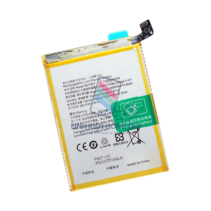 Pin điện thoại Realme Q2 RMX2117 (BLP807) 5000mAh Zin