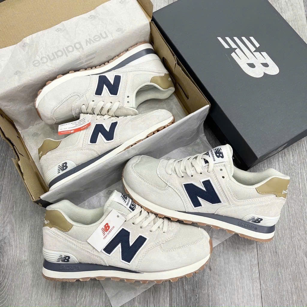 [Hàng Chính Hãng] Giày Thể Thao NB574 Xám Navy Cực Đẹp Siêu Êm Nhẹ Dành Cho Cả Nam Và Nữ