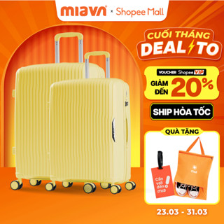 [COMBO SIÊU HỜI] Vali Kéo MIA Du Lịch Larita ROTA - Size 20/24/28, Nhựa PP Hạn Chế Bể Vỡ, Khoá TSA Bảo Mật Cao