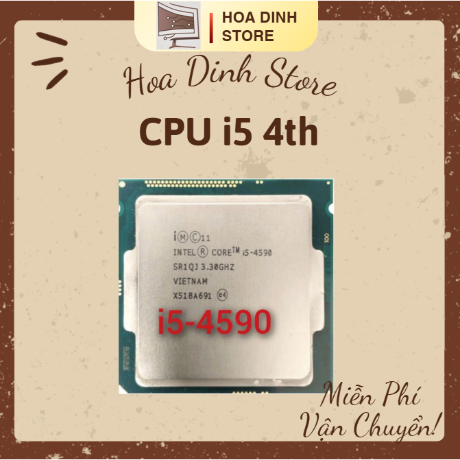 CPU i5 4570, 4460, 4590, 4670, 4690 Cũ chạy socket 1150 hàng đẹp