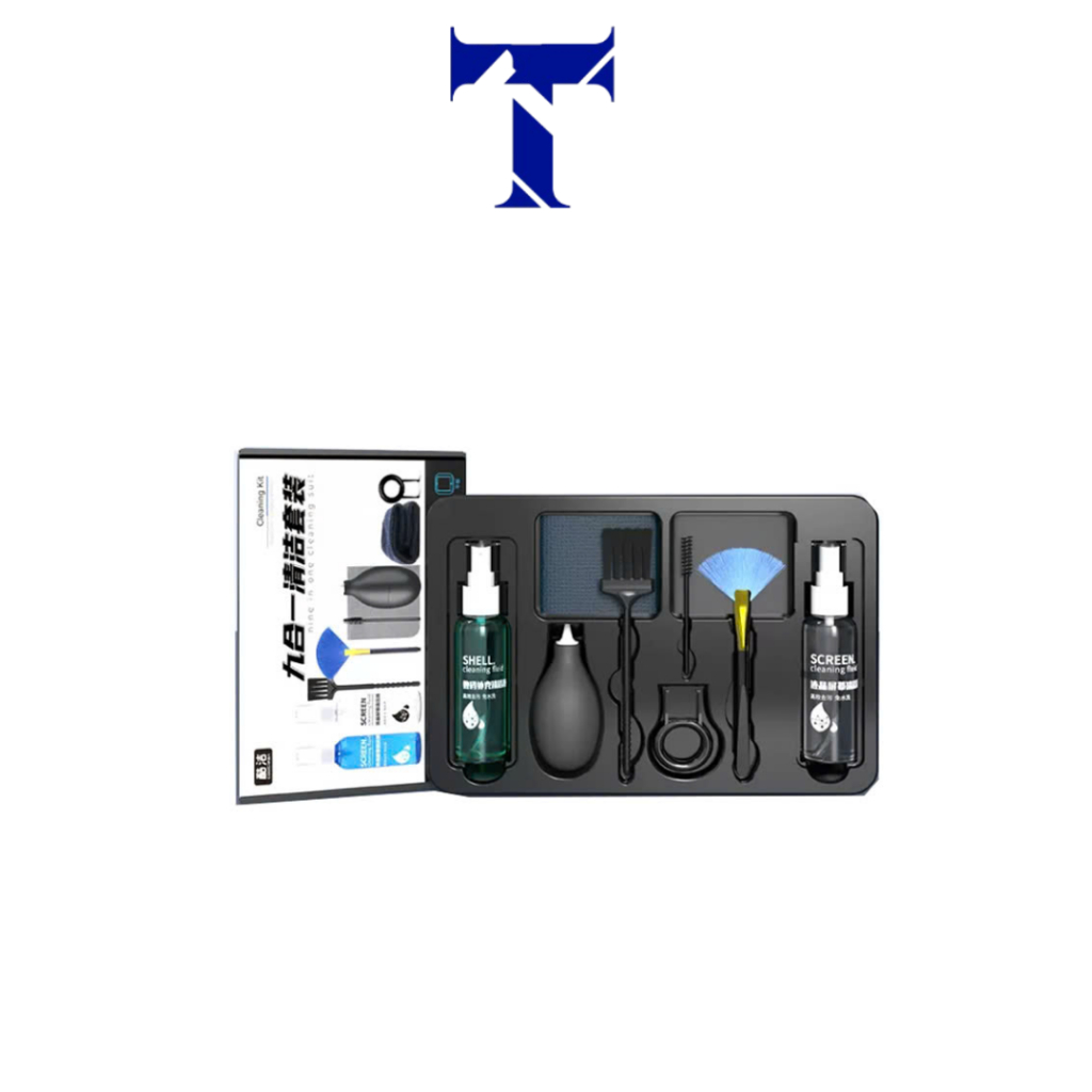 Bộ vệ sinh Laptop, màn hình 9 trong 1 Cleaning kit