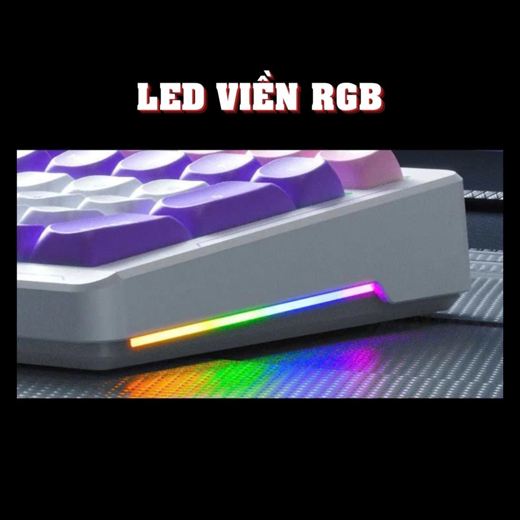 Bàn phím cơ không dây LINGBAO K98/ K98 PRO - Mạch xuôi - LED RGB - Thiết kế 2U0 | BigBuy360 - bigbuy360.vn