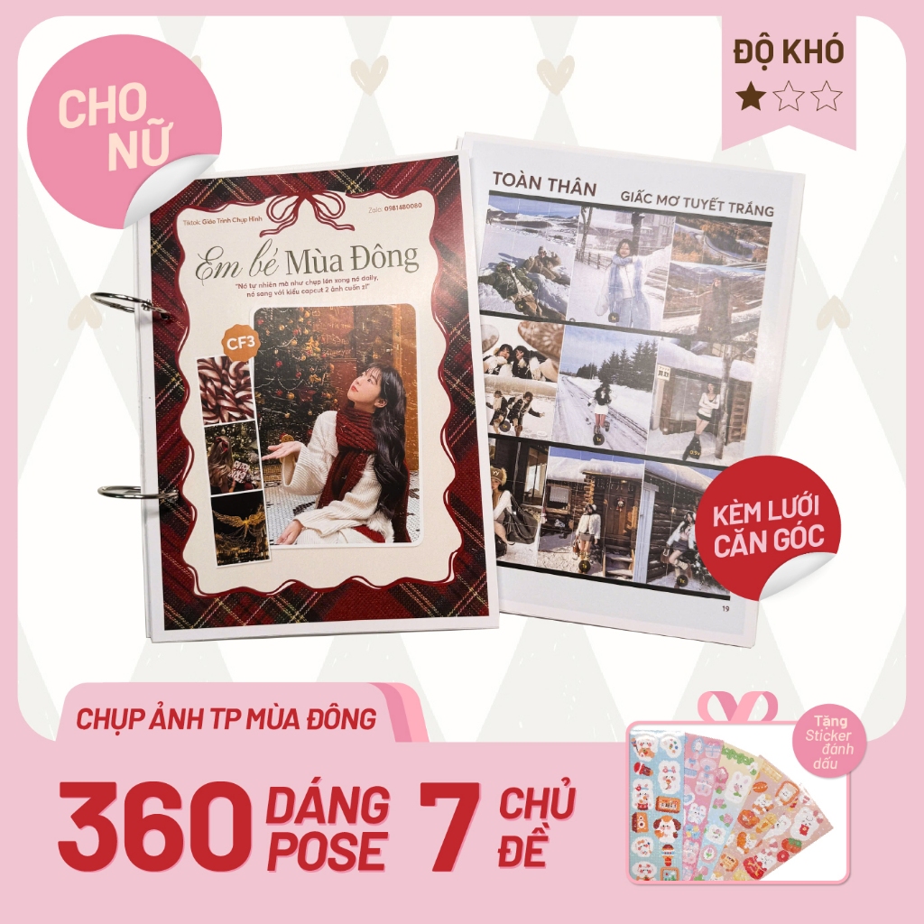 [Chủ đề Lễ Hội Thành Phố] cho Nữ: Em Bé Mùa Đông (Mã CF3)