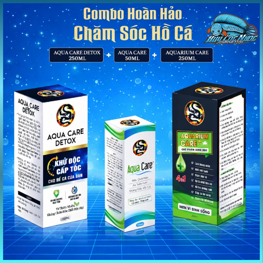 [Mua 1 Tặng 1 ] Aqua Care Detox 250ml Tặng Vi Sinh Aquarium Care 250ml