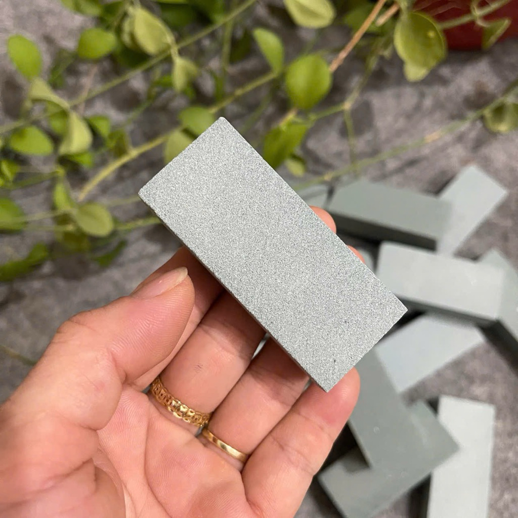 Đá mài dùng làm phẳng, sửa bề mặt 7*1.5cm, loại đá hay đi kèm với đá Naniwa