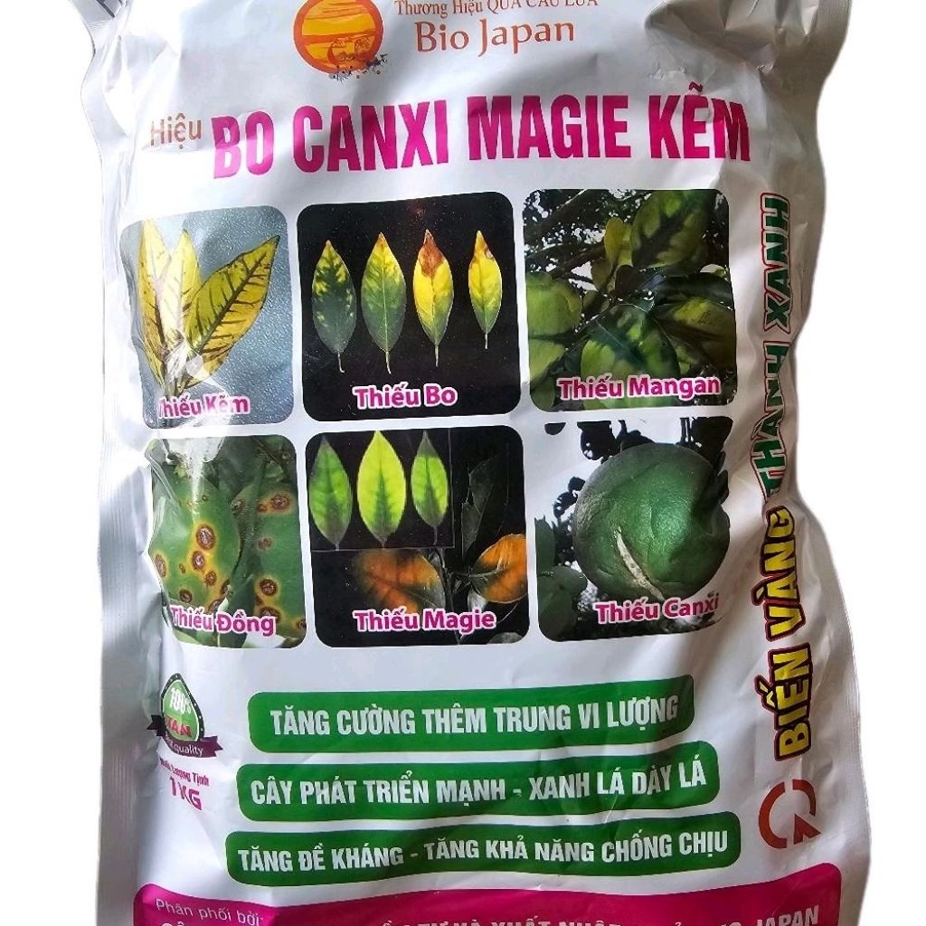 1 Gói Bo Canxi Magie Kẽm 1 kg - hàng chính hãng Bio Japan