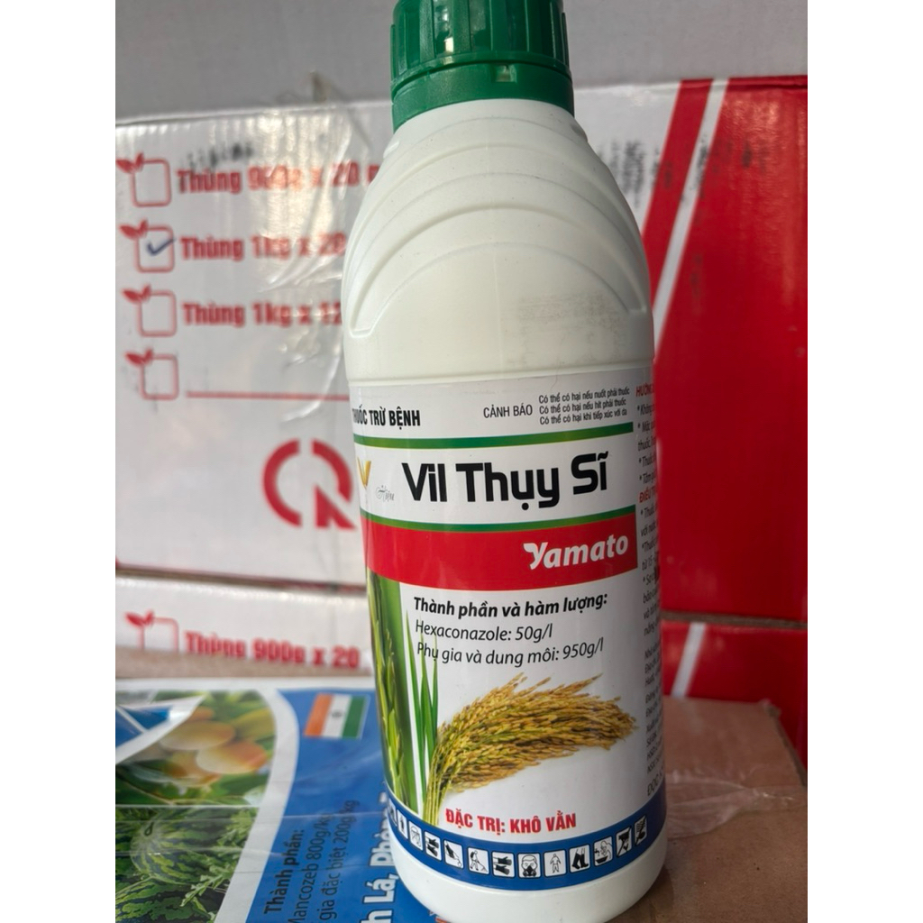 Mekongvil 5SC Hiệu Vil Thuỵ Sĩ 1L: Sạch nấm bệnh mát cây, bảo vệ cây trồng