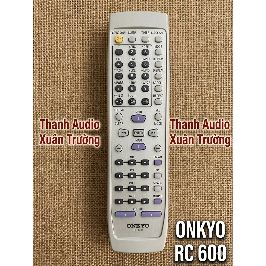 Khiển ONKYO RC 600 (Các mã dàn trong mô tả, bán khiển zin, khiển học)