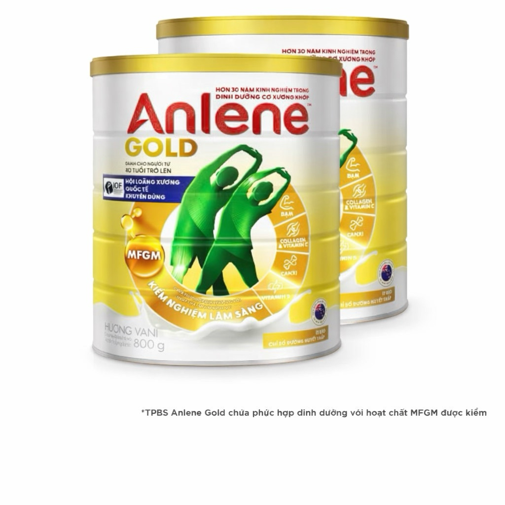 ( DATE 2028) Sữa ANLENE GOLD 5x _800g