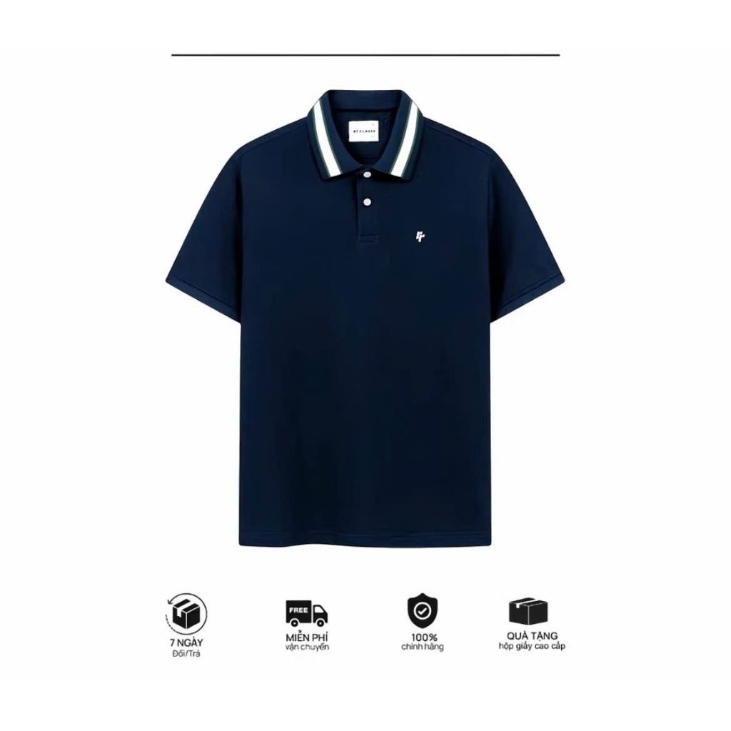 Áo Polo Nam RT CLASSY Phối Cổ Cao Cấp - Chất Cotton Thoáng Khí, Form Regular Fit Trẻ Trung Cho Học S