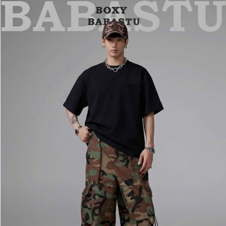 ÁO THUN BOXY Trơn BABASTU – STREETWEAR CAO CẤP 300GSM cotton 2 chiều form rộng unisex – áo thun stre