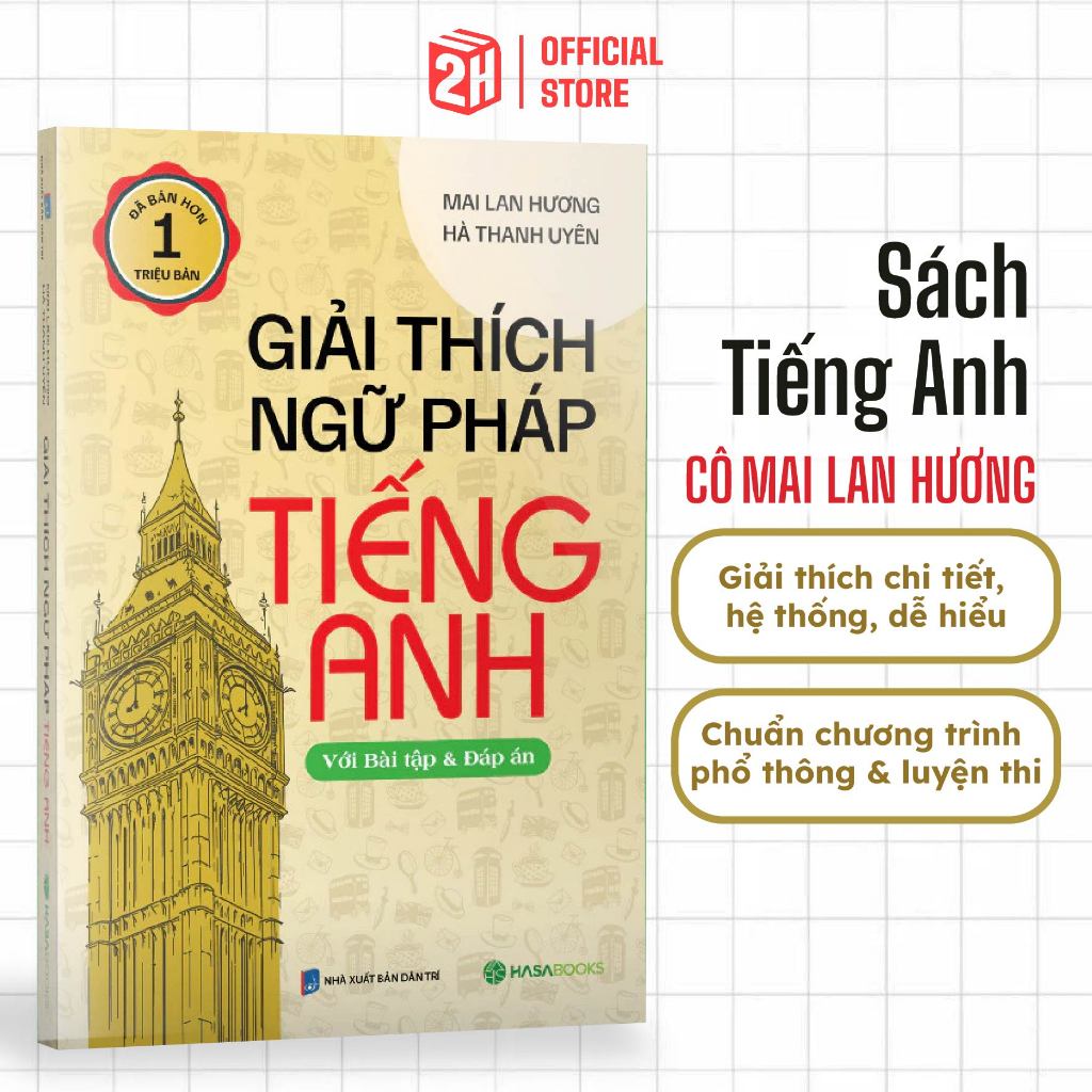 Sách Giải Thích Ngữ Pháp Tiếng Anh, ngữ pháp Tiếng Anh cơ bản, tự học tiếng anh - cô Mai Lan Hương