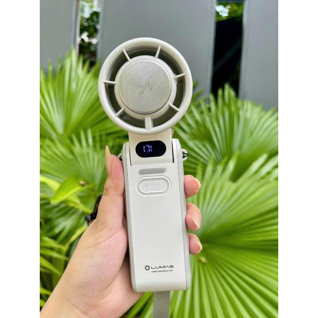 Quạt Cầm Tay Lumias F3600 Chính Hãng, Gió Mạnh, Làm Mát Tức Thì,  Shop Authentic