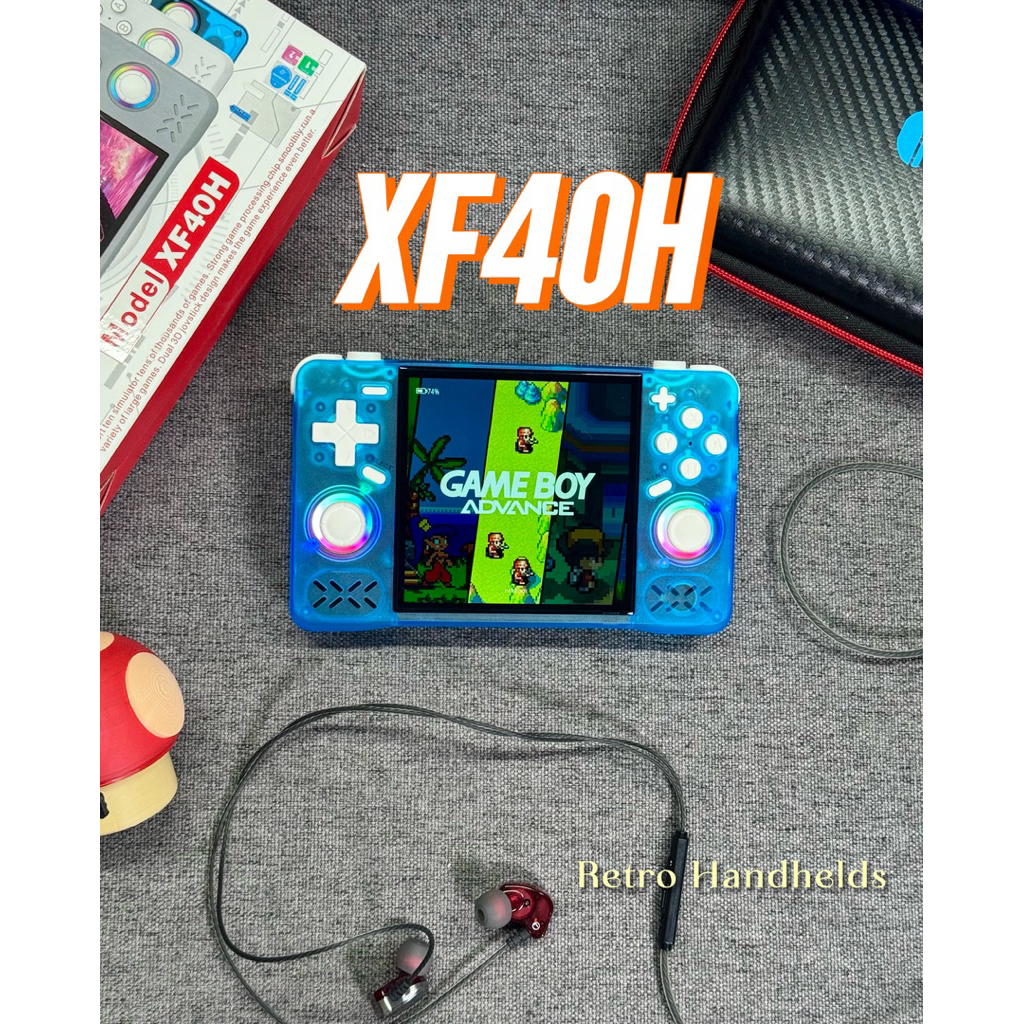 Máy chơi game XF40h tặng kèm hộp xịn, có sẵn wifi, núm xoay led RRB, kho game chọn lọc có tiếng việt