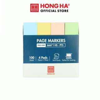 Giấy Phân Trang 4 Màu Hồng Hà HS-PT5 - 6667
