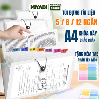 Túi đựng tài liệu a4 nhiều ngăn - văn phòng phẩm túi đựng tài liệu nhiều ngăn cặp file đựng tài liệu